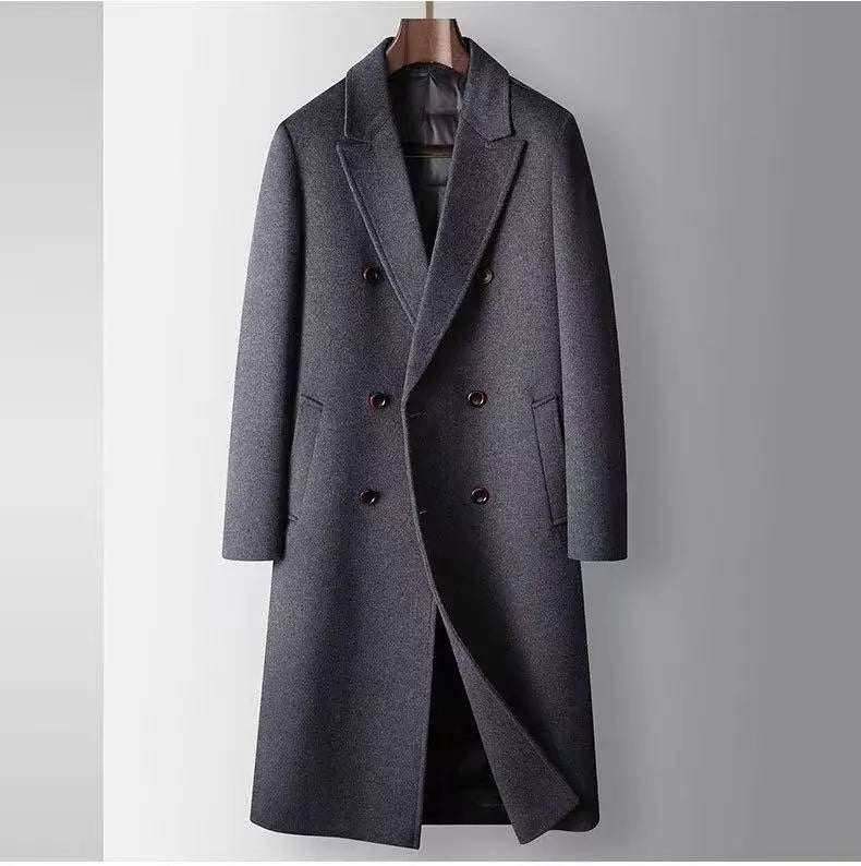 Double breasted woolen winter coat - Antonios