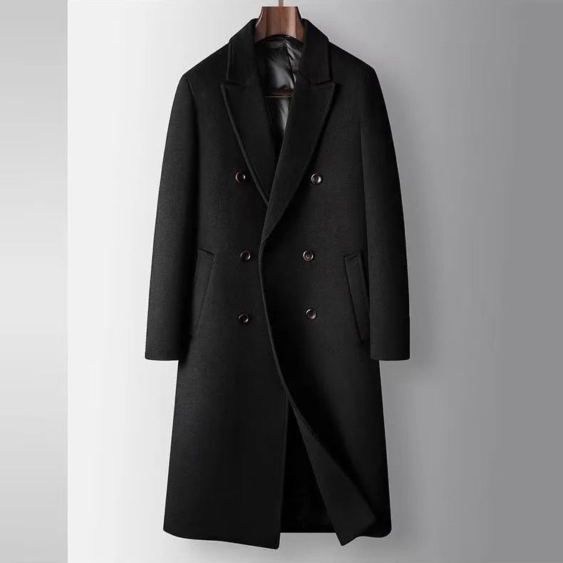 Double breasted woolen winter coat - Antonios