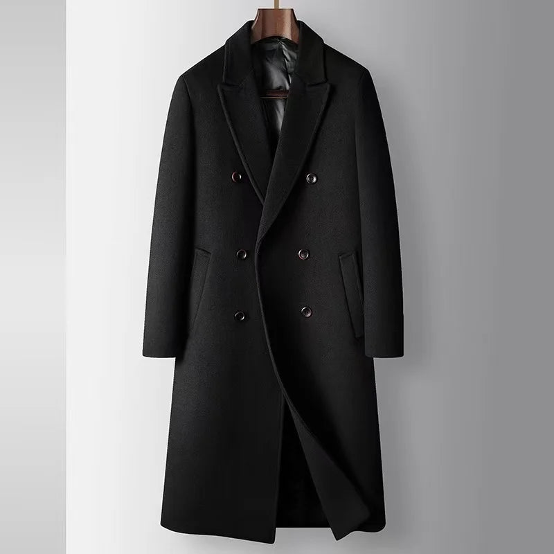 Double breasted woolen winter coat - Antonios