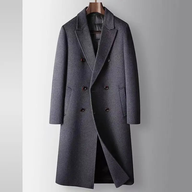 Double breasted woolen winter coat - Antonios