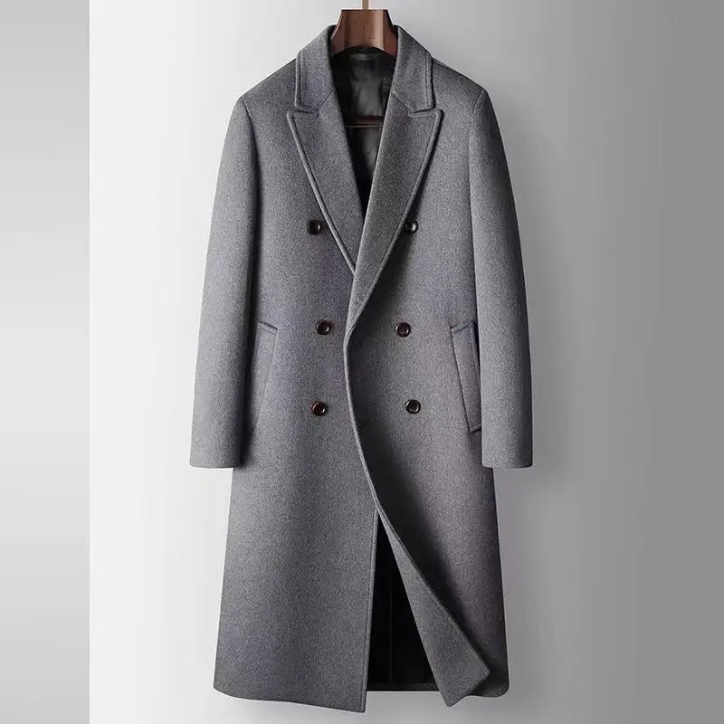 Double breasted woolen winter coat - Antonios