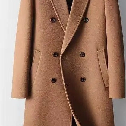 Double breasted woolen winter coat - Antonios