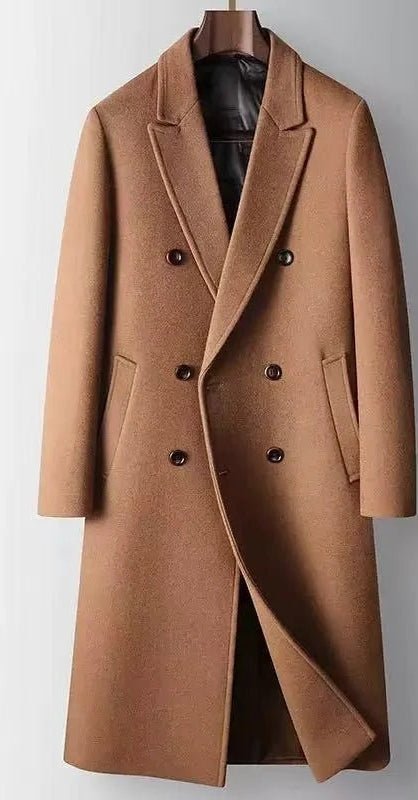 Double breasted woolen winter coat - Antonios