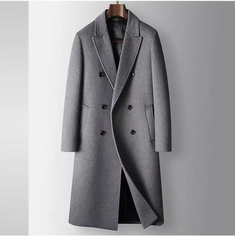 Double breasted woolen winter coat - Antonios