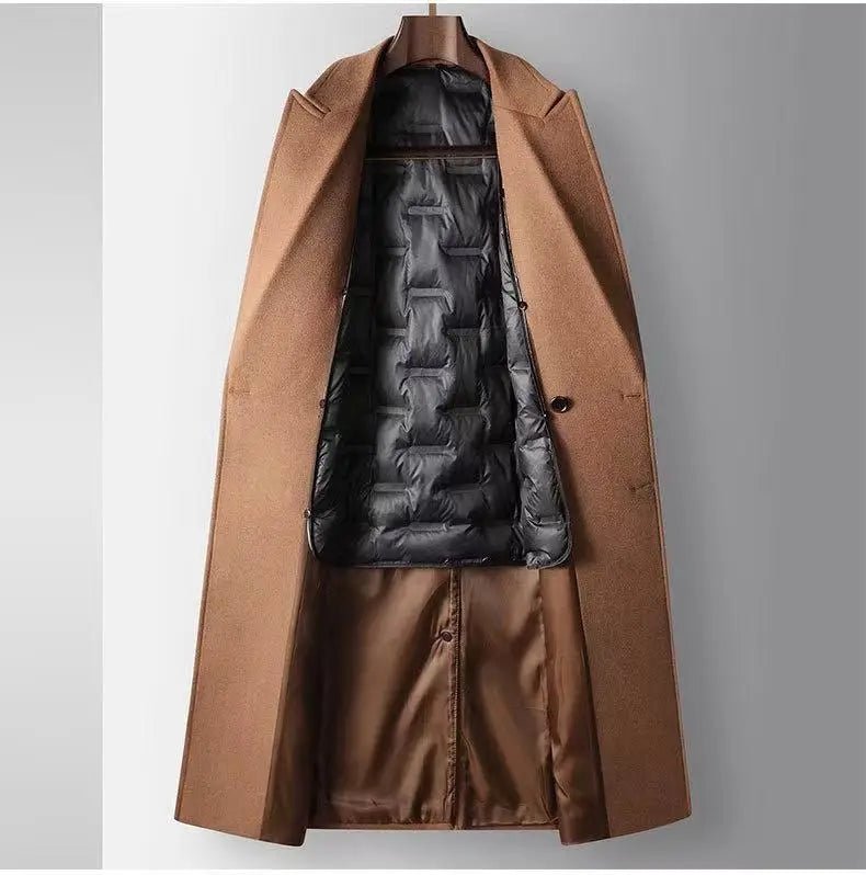 Double breasted woolen winter coat - Antonios