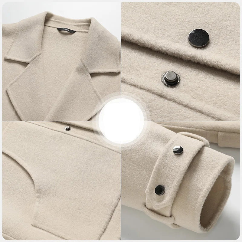 Double - sided wool winter jacket - Antonios