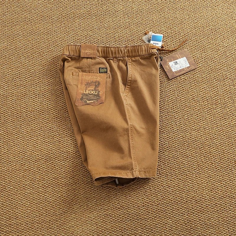 Drawstring cotton short pants - Antonios