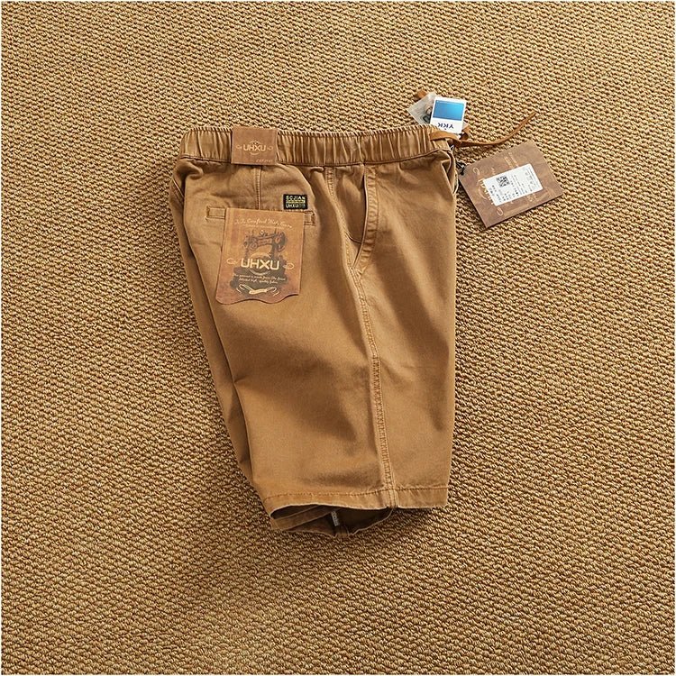 Drawstring cotton short pants - Antonios