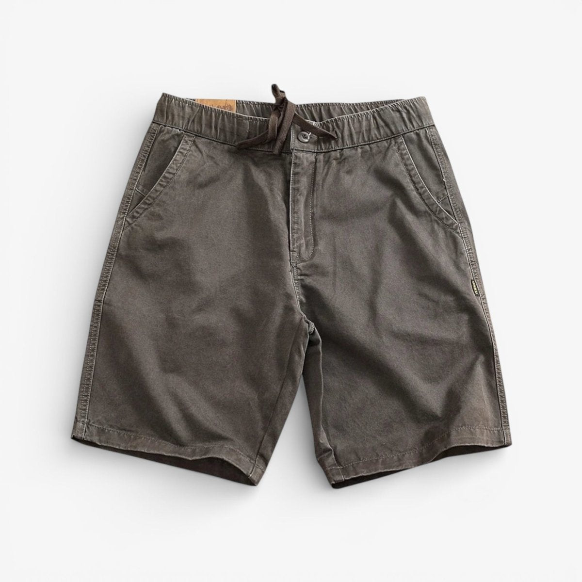 Drawstring cotton short pants - Antonios