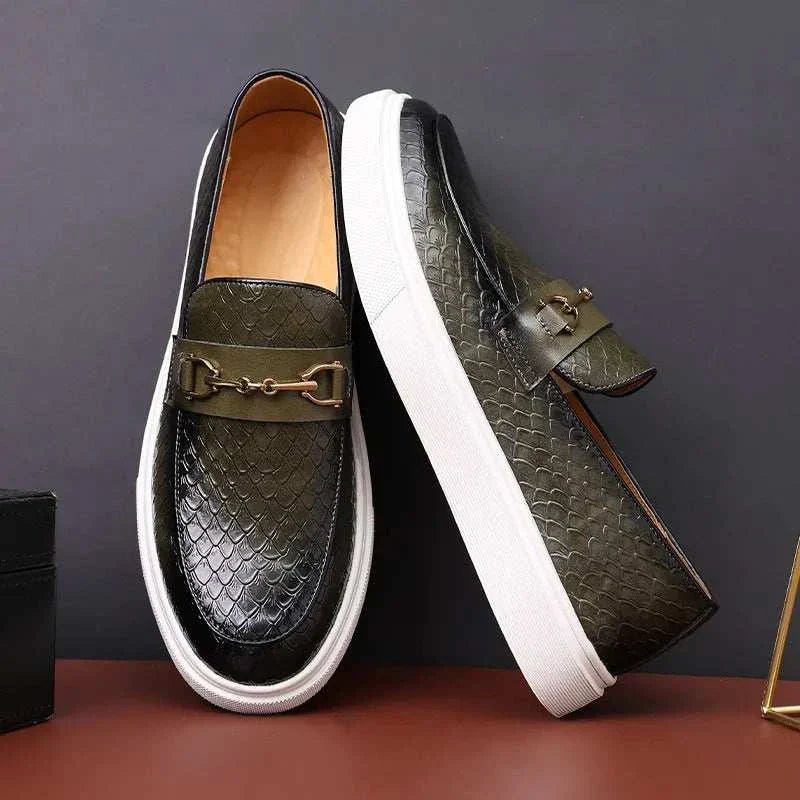 Embossed casual loafers - Antonios