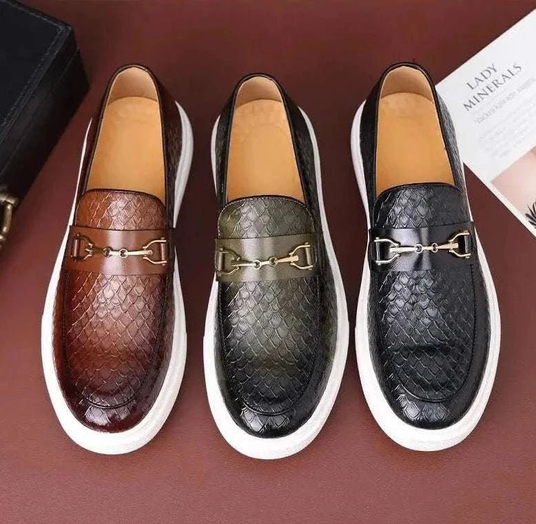 Embossed casual loafers - Antonios