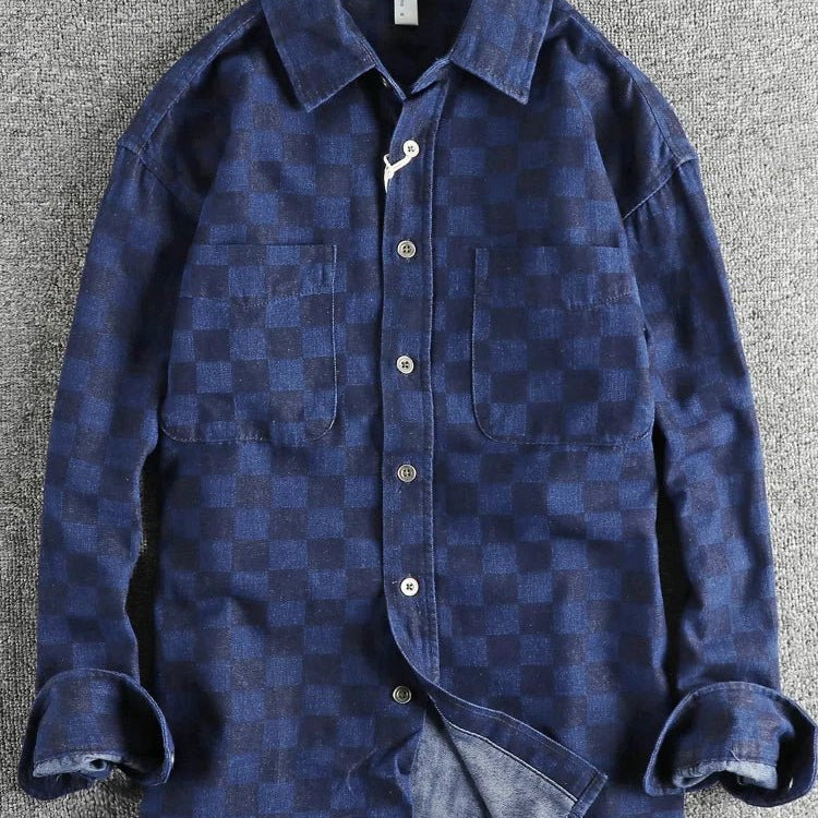 Emperor plaid cotton shirt - Antonios
