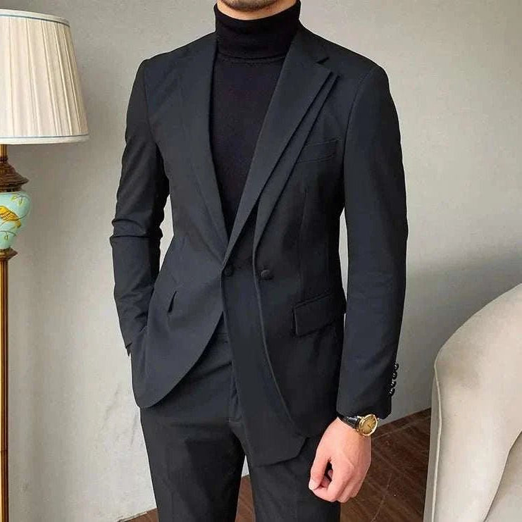 Formal elegant premium suit 2 piece (blazer + pants) - Antonios