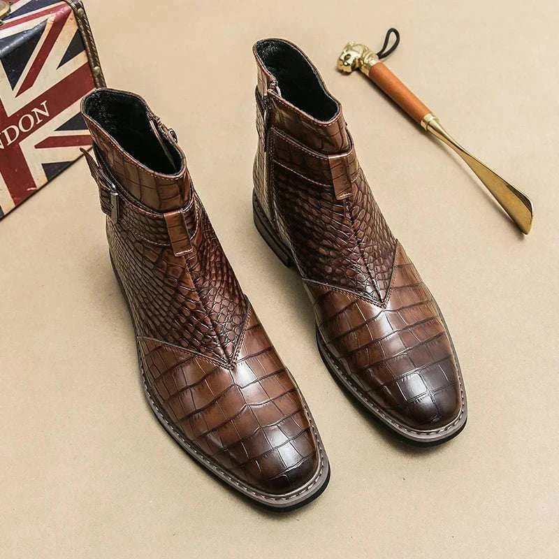 Formal pointed retro boots - Antonios