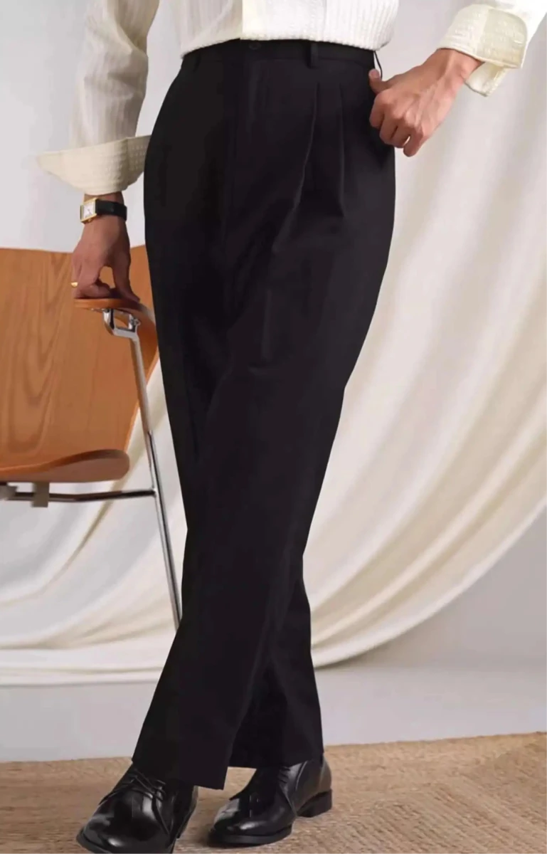 Gentleman luxury british cotton pants - Antonios