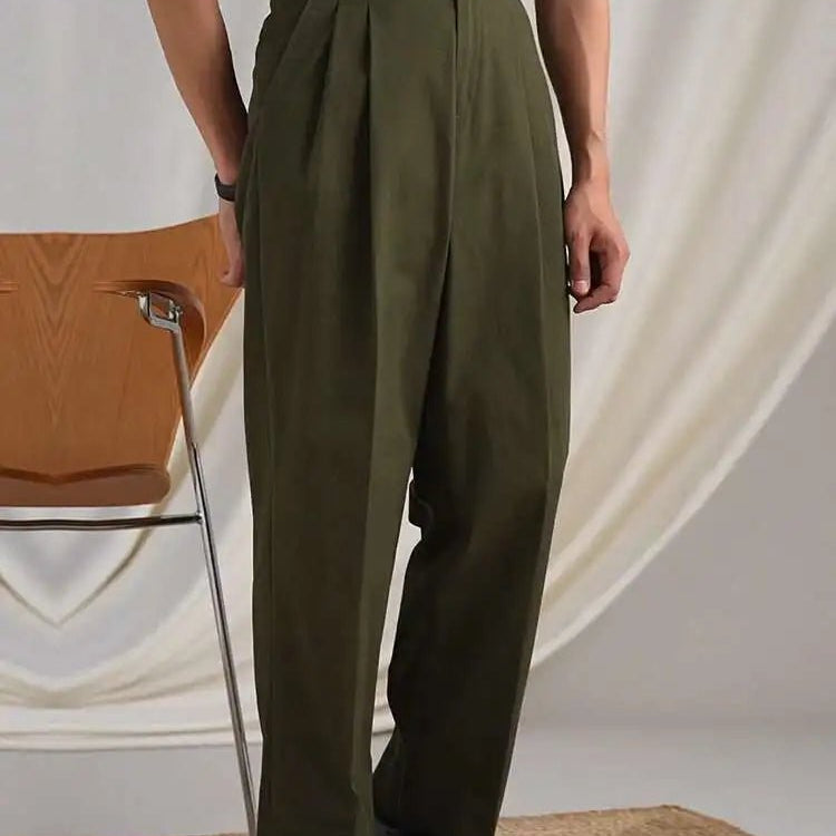 Gentleman luxury british cotton pants - Antonios