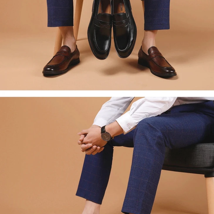 Genuine leather business dress shoes - Antonios