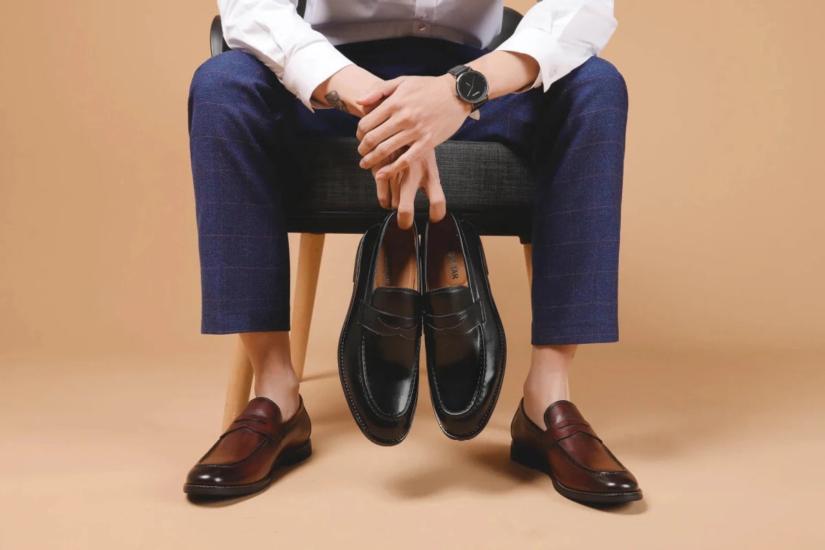 Genuine leather business dress shoes - Antonios