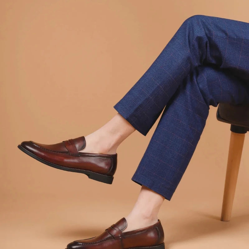 Genuine leather business dress shoes - Antonios