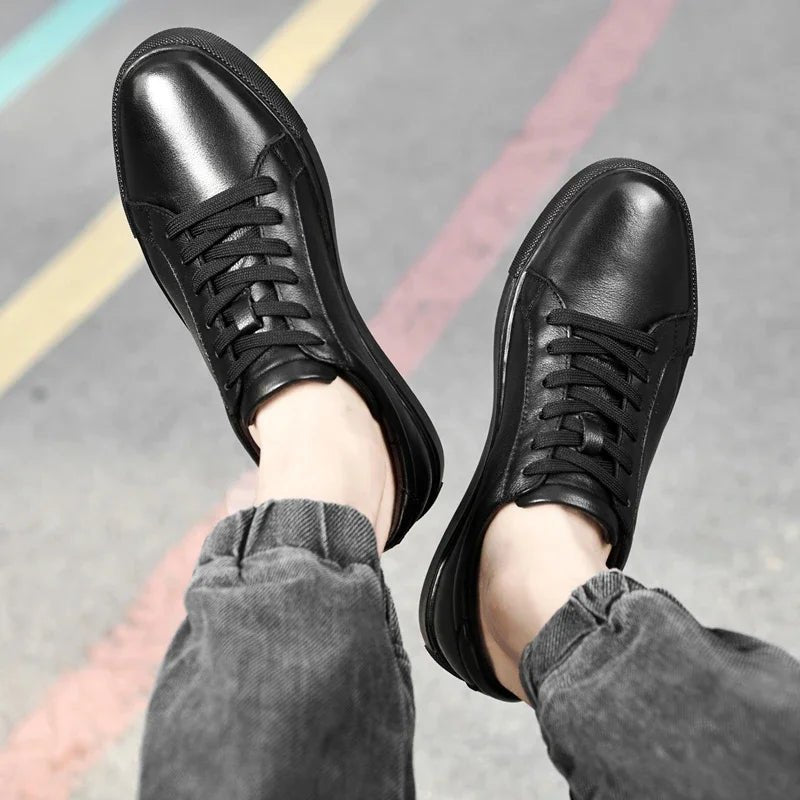 Genuine leather classic casual shoes - Antonios