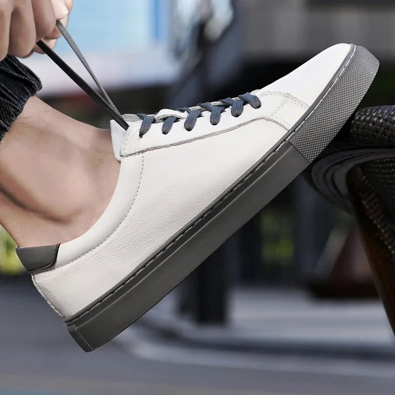 Genuine leather classic casual shoes - Antonios