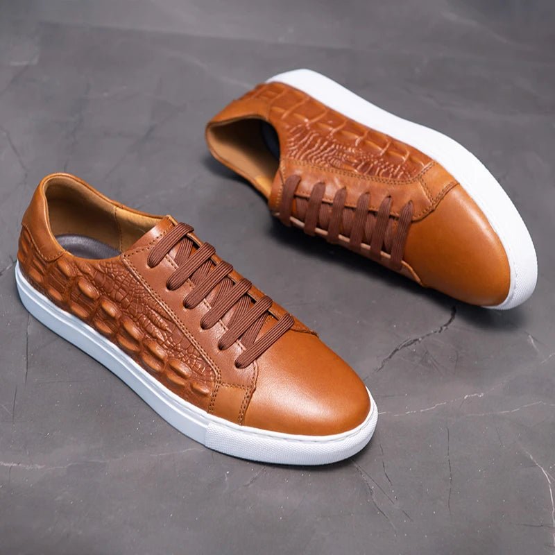 Genuine leather luxury shoes - Antonios