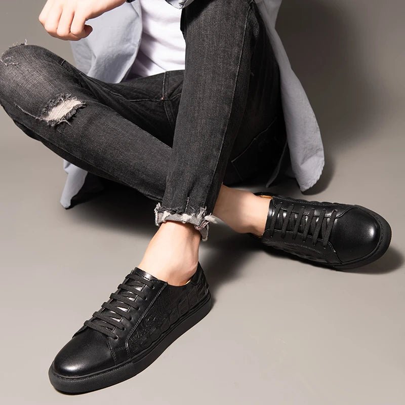 Genuine leather luxury shoes - Antonios