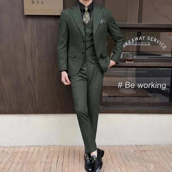 Groom wedding 3 piece suit - Antonios