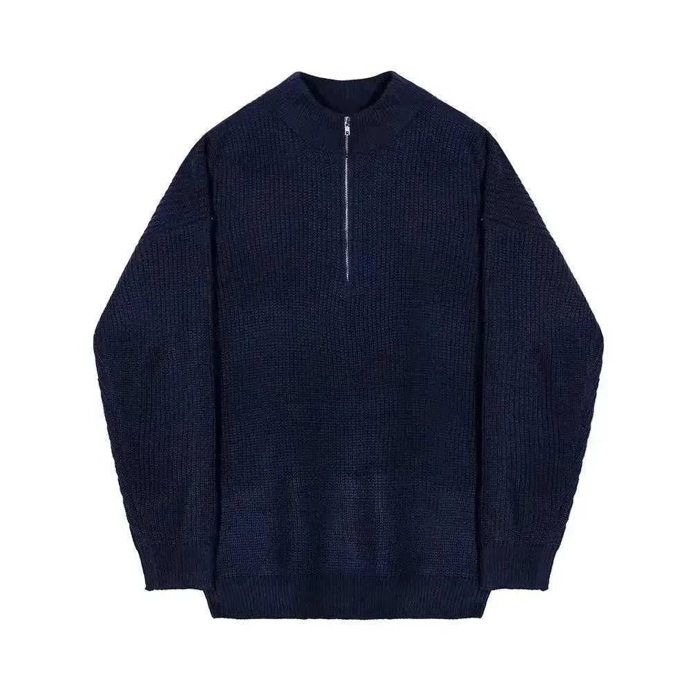 Half - high zipper autumn sweater - Antonios
