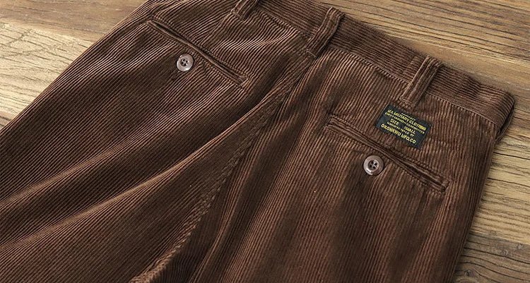 Heavyweight corduroy old money pants - Antonios