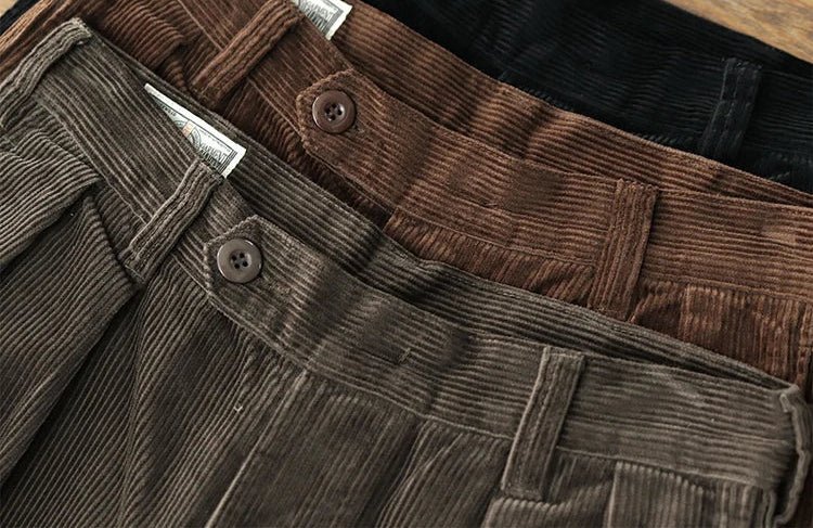 Heavyweight corduroy old money pants - Antonios