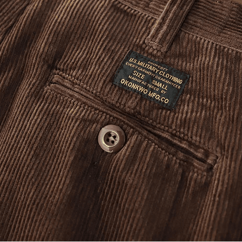 Heavyweight corduroy old money pants - Antonios