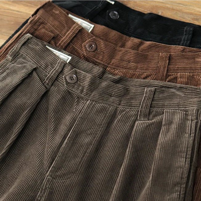Heavyweight corduroy old money pants - Antonios