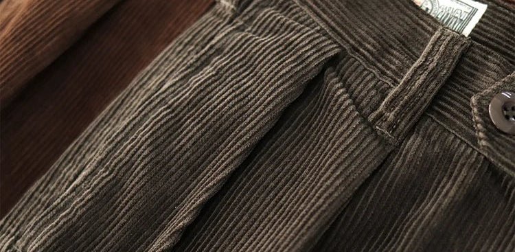 Heavyweight corduroy old money pants - Antonios