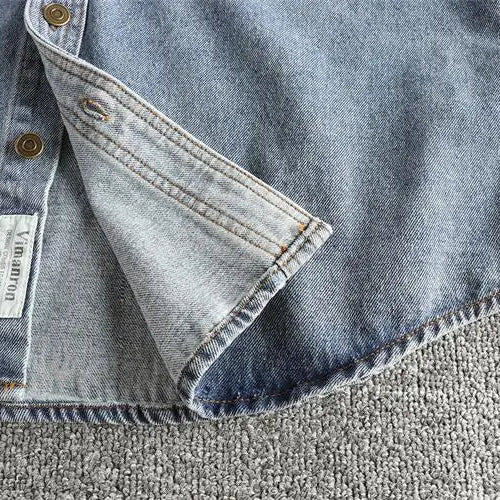 Heavyweight double pocket denim shirt - Antonios
