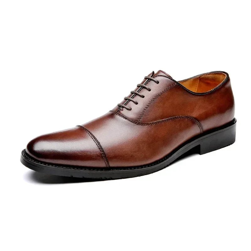 High - quality cowhide oxford wedding shoes - Antonios
