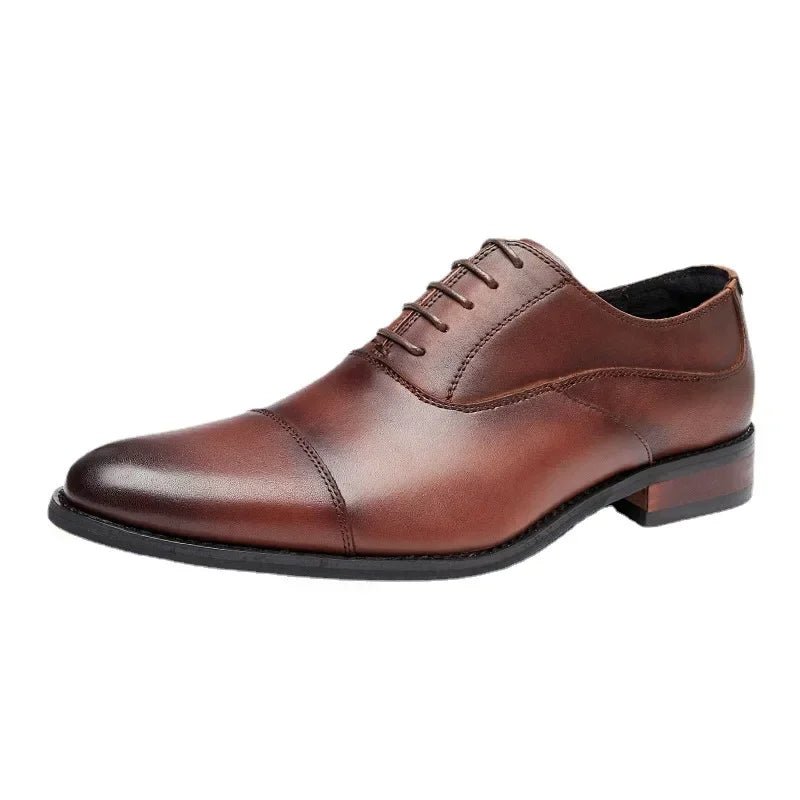 High - quality cowhide oxford wedding shoes - Antonios