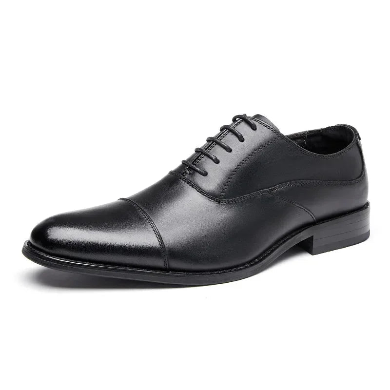 High - quality cowhide oxford wedding shoes - Antonios