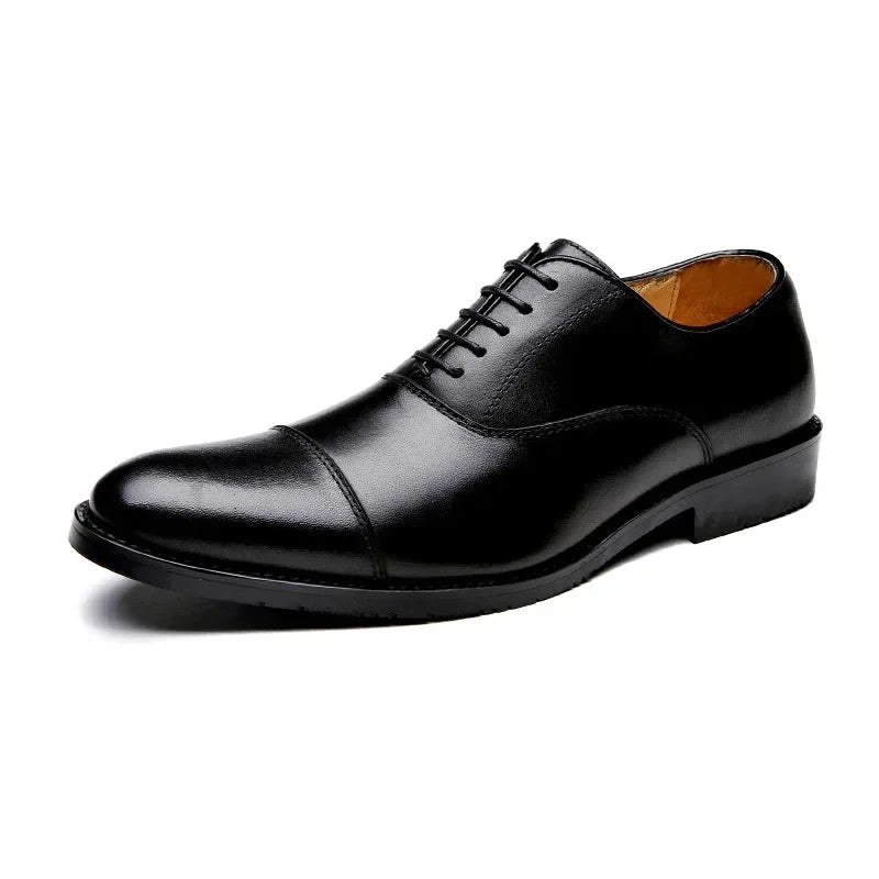 High - quality cowhide oxford wedding shoes - Antonios