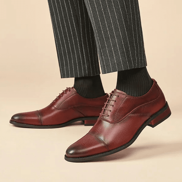 High - quality cowhide oxford wedding shoes - Antonios