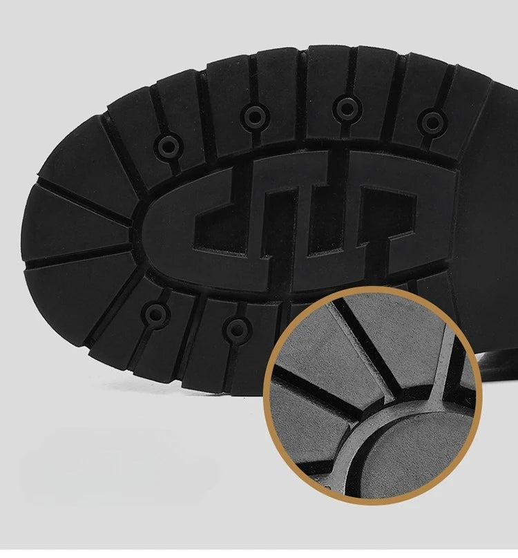 High - top genuine leather boots - Antonios