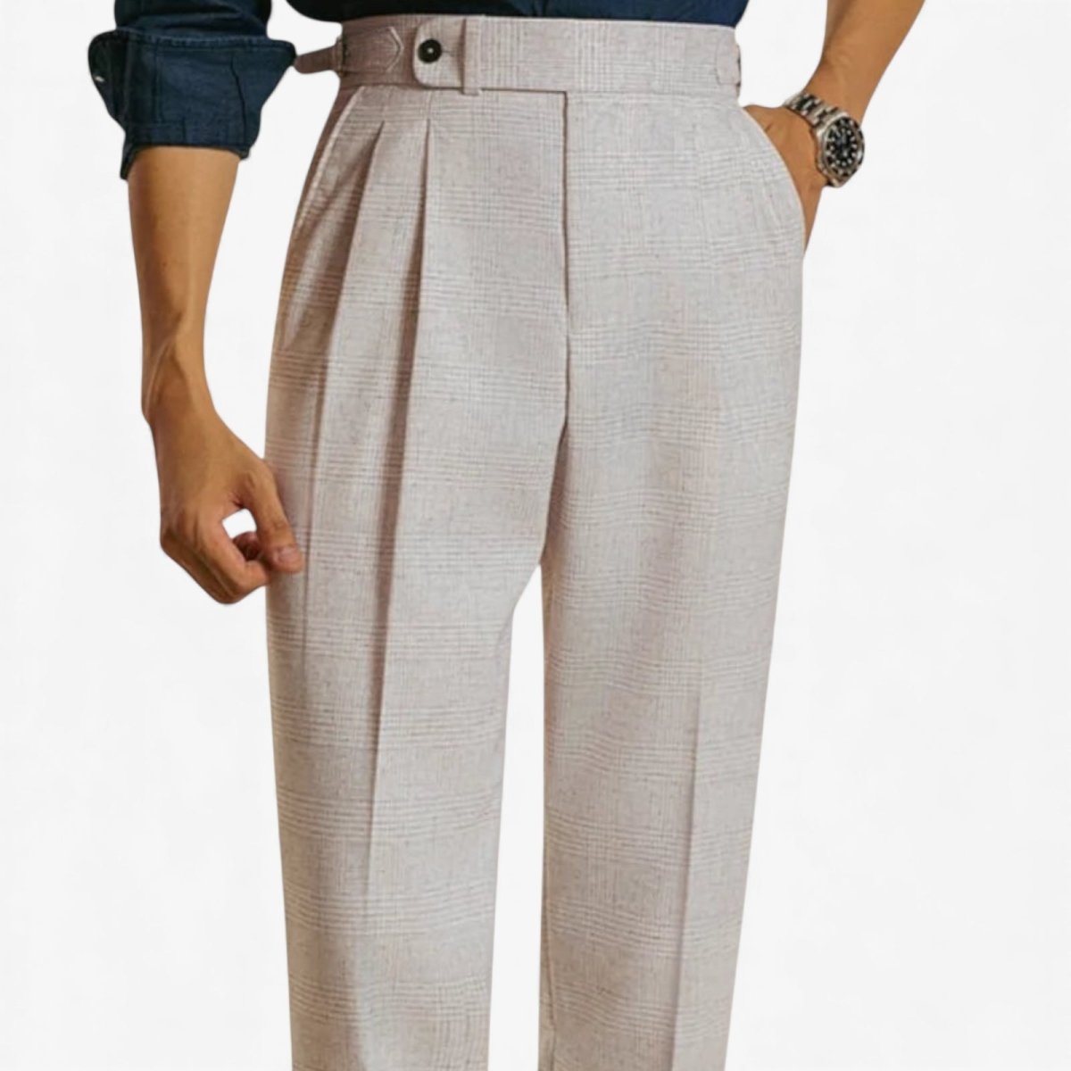High - waist business slim pants - Antonios