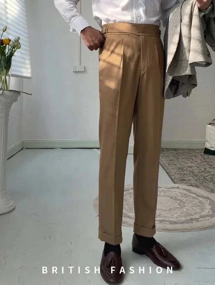 High waist gentleman trousers - Antonios