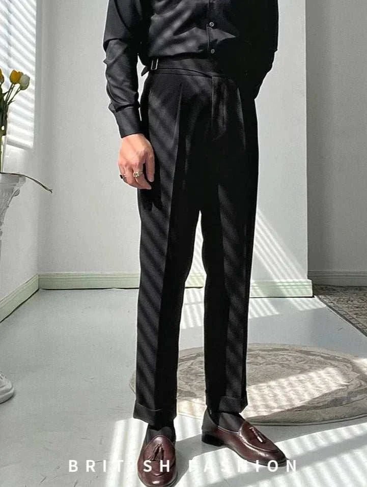 High waist gentleman trousers - Antonios