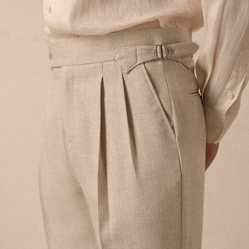 High - waist paris straight trousers - Antonios