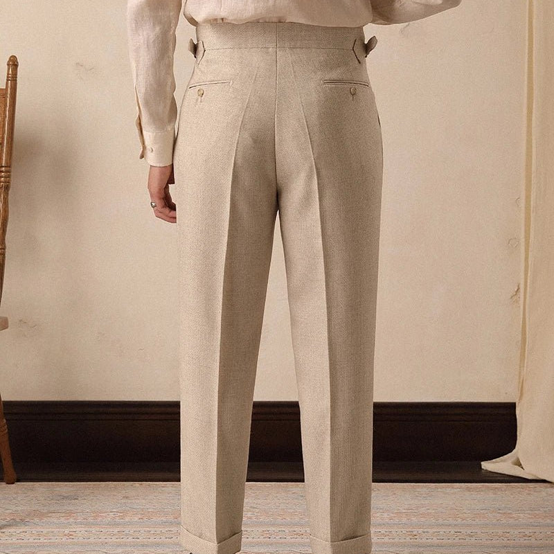 High - waist paris straight trousers - Antonios