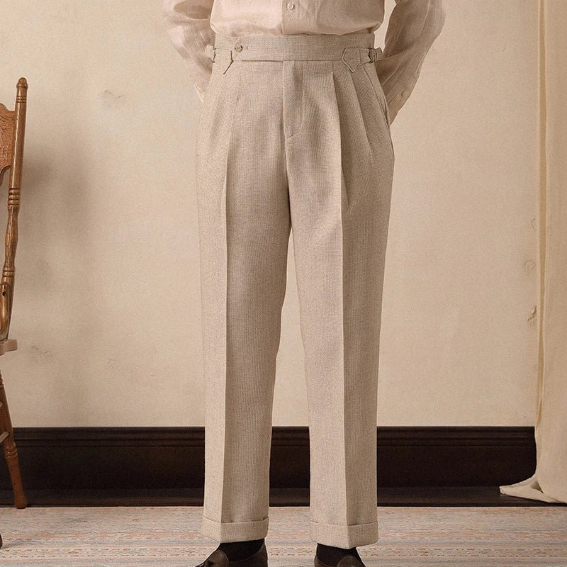 High - waist paris straight trousers - Antonios