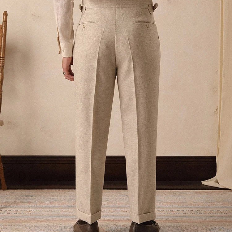 High - waist paris straight trousers - Antonios