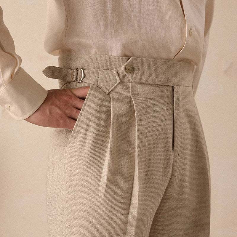 High - waist paris straight trousers - Antonios