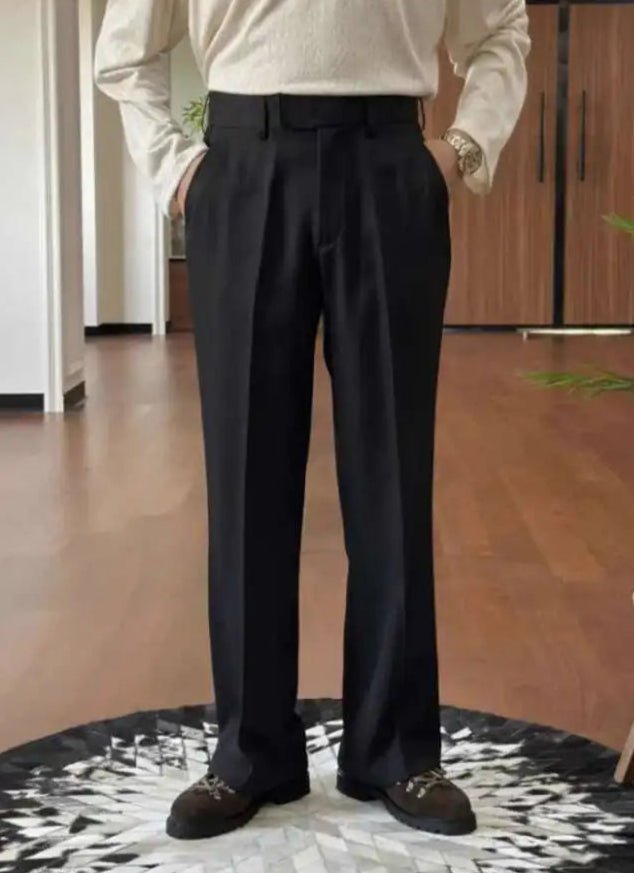 High waist straight style pants - Antonios